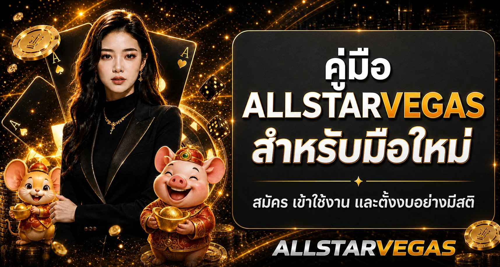 ALLSTARVEGAS คู่มือสมัครและใช้งานสำหรับมือใหม่